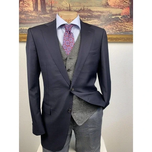 SHIPS CANONICO WOOL S110's TROUSERS SET SHIPS CANONICO WOOL S110's